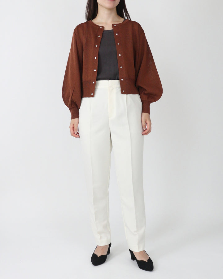 ツイルセンタープレステーパードパンツ – 3/4 スリークォーター