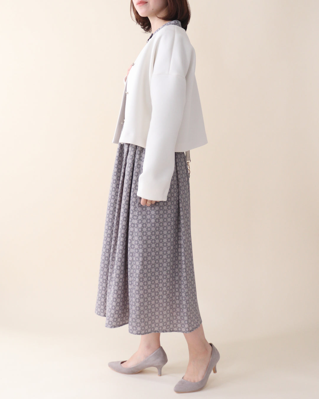 ダンボールニットカーディガンジャケット – 3/4 スリークォーター