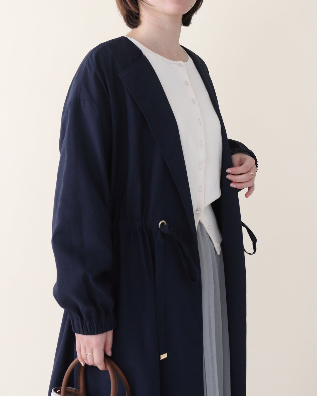 【定価6万】Drawing Numbers スプリングドロストコート 定価6万】Drawing Numbers スプリングドロストコート