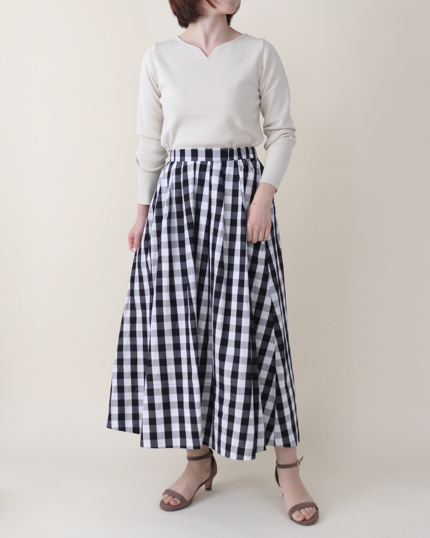 GINGHAM 身長159㎝ 着用サイズ:FREE