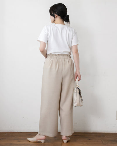 【WEB限定】麻調キャンバスイージーパンツ
