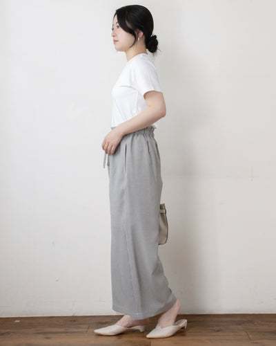 【WEB限定】麻調キャンバスイージーパンツ