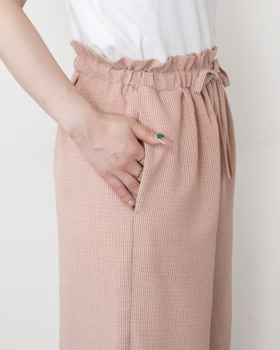 【WEB限定】麻調キャンバスイージーパンツ