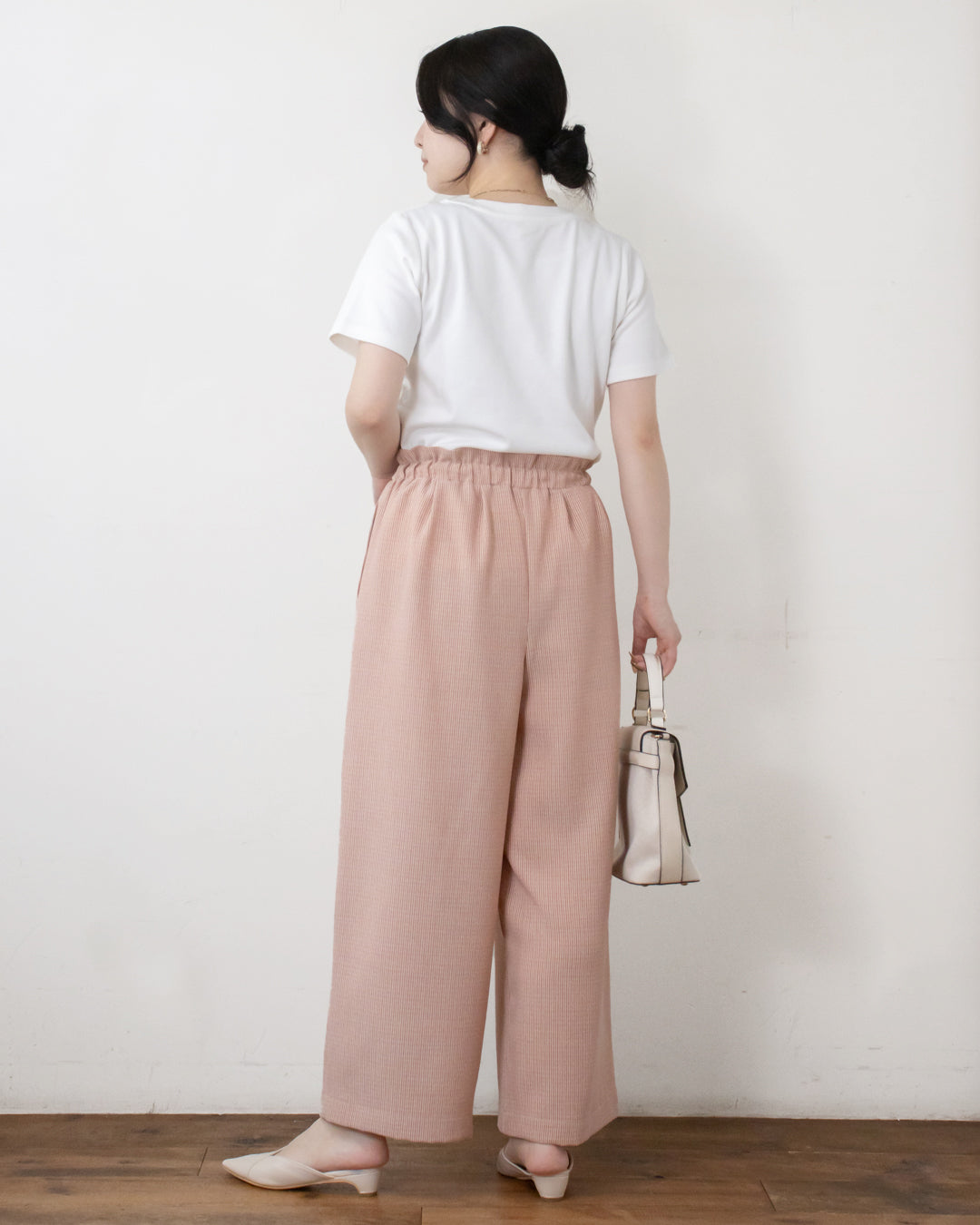 【WEB限定】麻調キャンバスイージーパンツ
