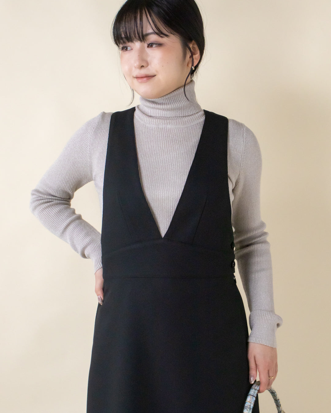 GRAYBEIGE 身長158cm 着用サイズ:FREE