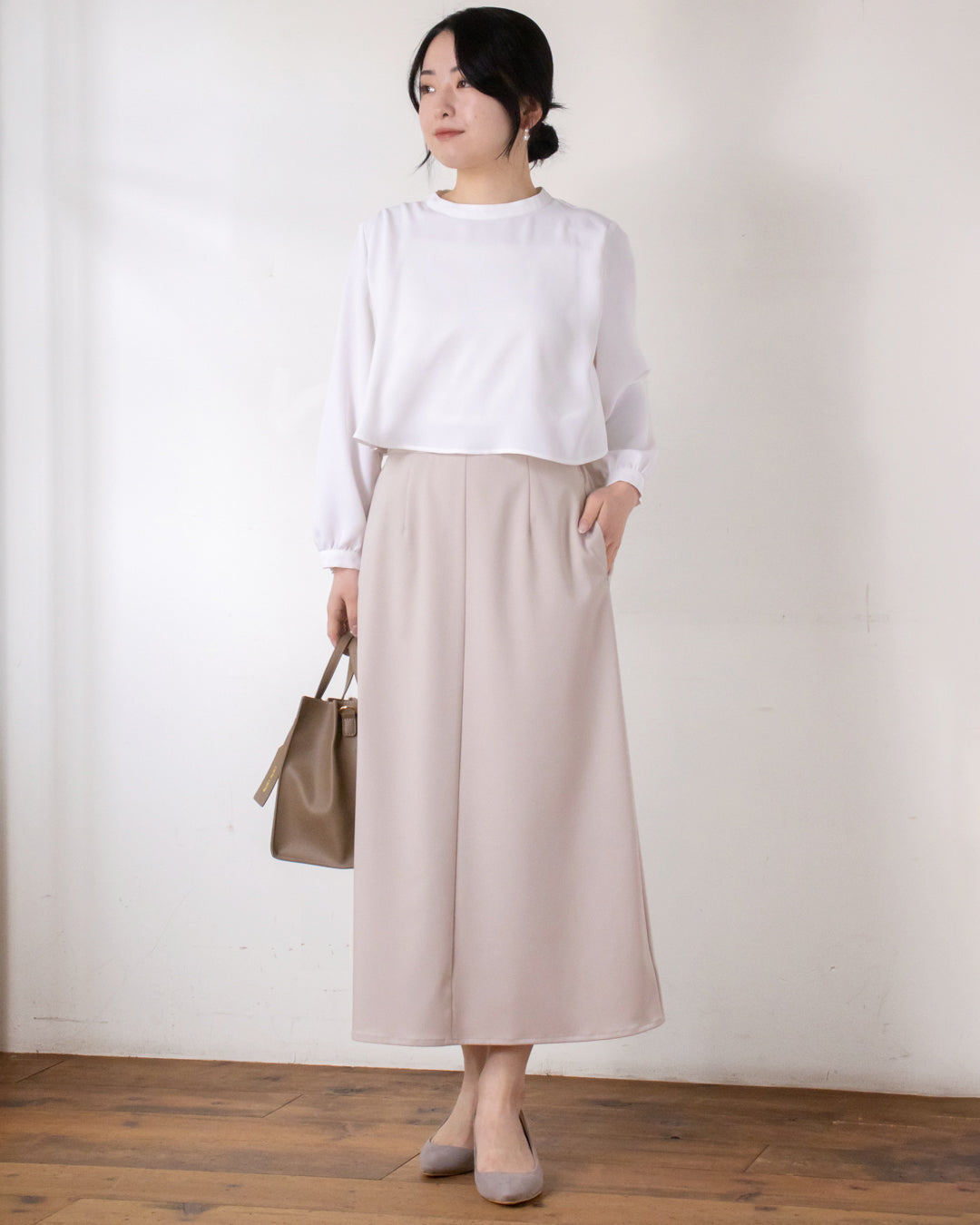 LIGHTBEIGE 身長158cm 着用サイズ：FREE