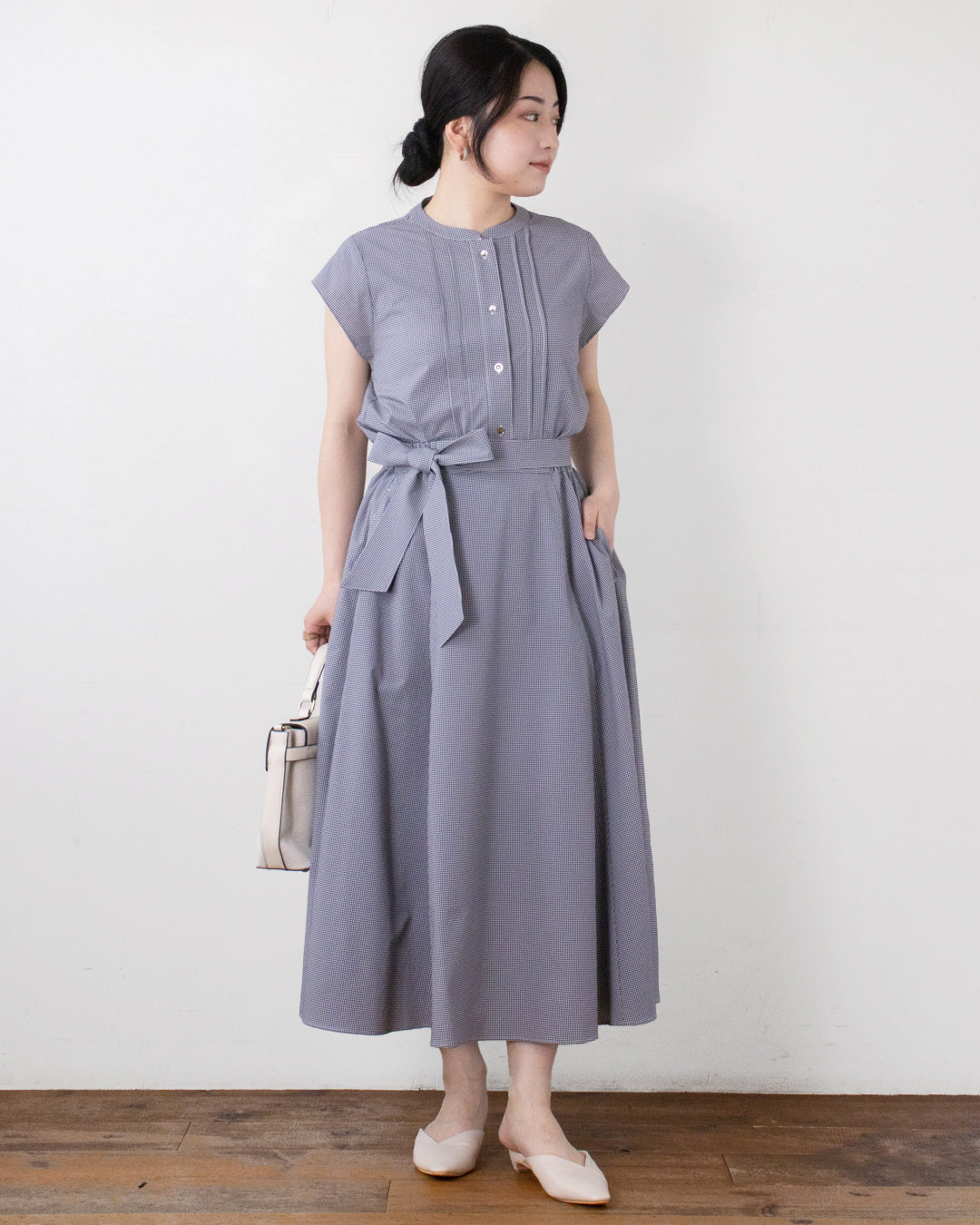 BLACKGINGHAM　身長158cm　着用サイズ：FREE