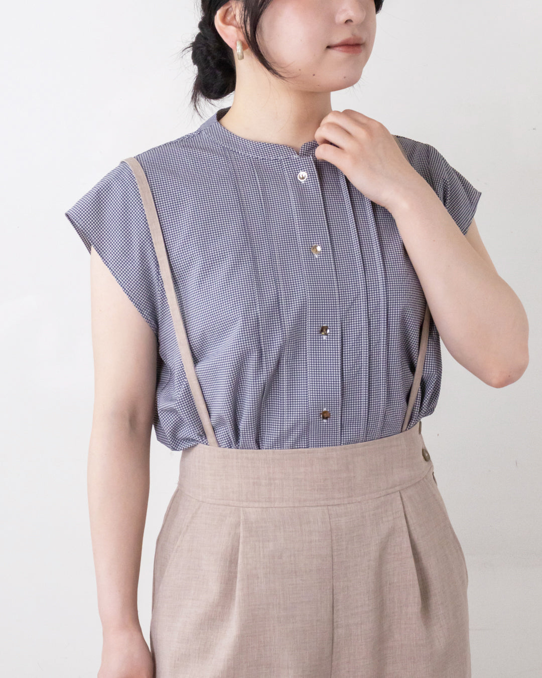 BLACKGINGHAM　身長158cm　着用サイズ：FREE