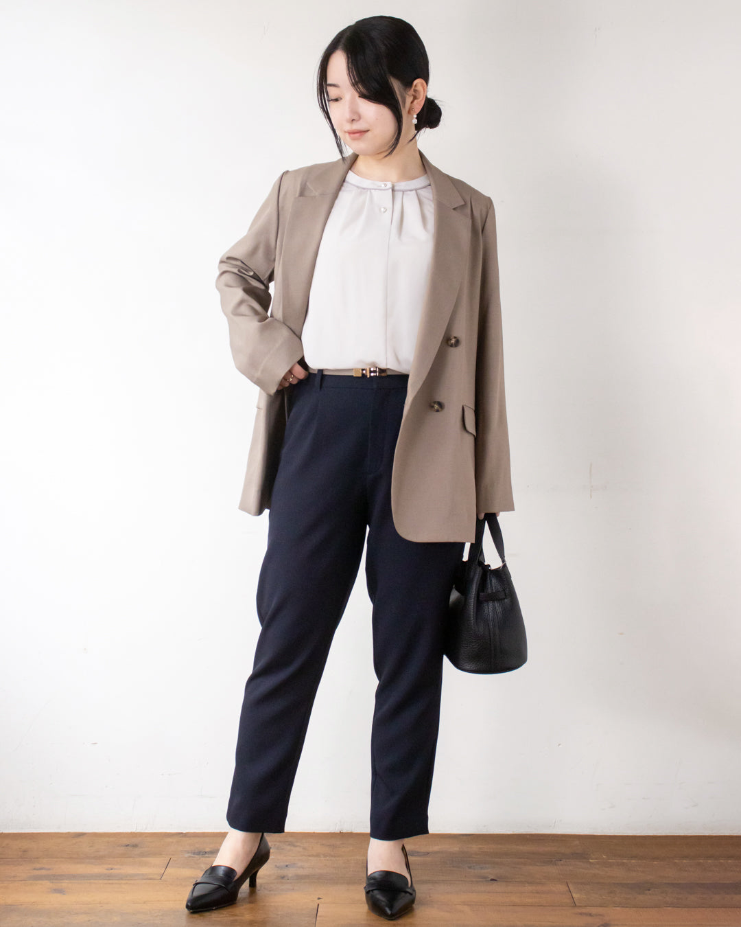 SANDBEIGE 身長158cm 着用サイズ：FREE