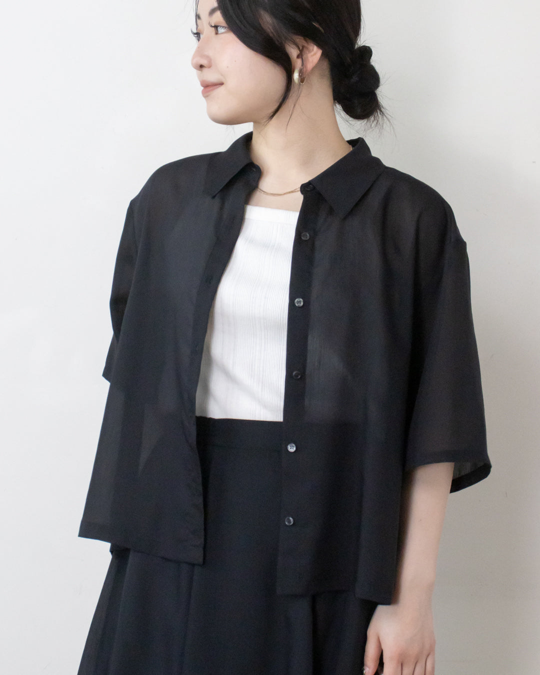 BLACK　身長158㎝　着用サイズ：FREE