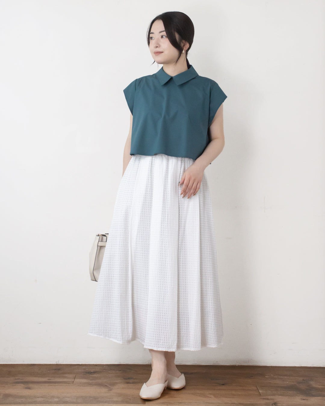 プリーツプリーズ　フレンチスリーブはおり プリーツプリーズ フレンチスリーブはおり MONTHLY COLORS