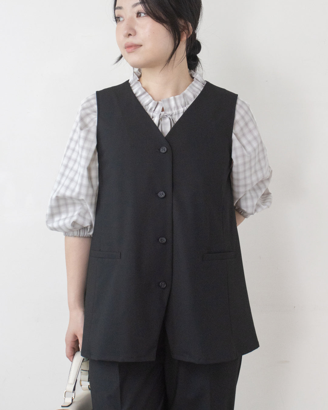 BLACK　身長158㎝　着用サイズ：FREE