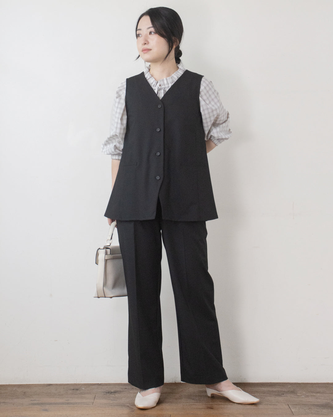BLACK　身長158㎝　着用サイズ：FREE