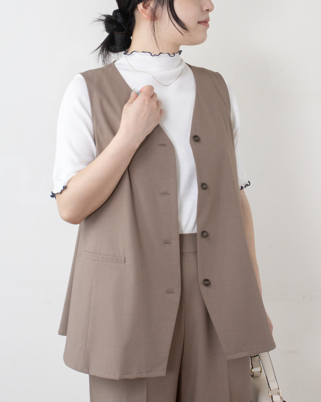 BROWN　身長158㎝　着用サイズ：FREE
