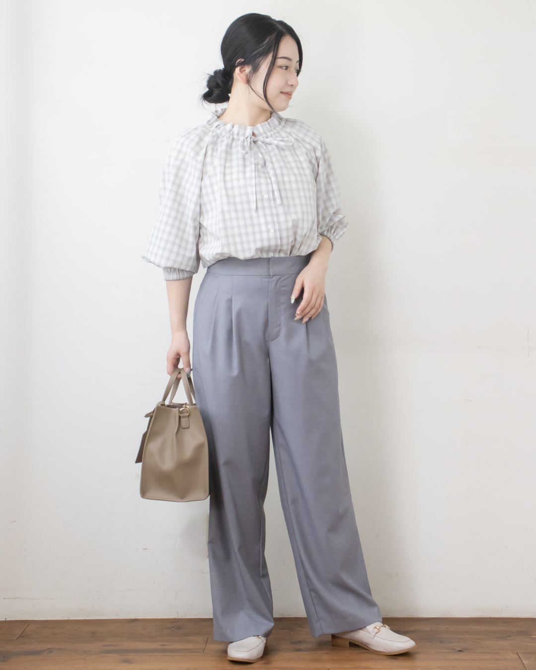 T/Rツイルダブルタックパンツ
