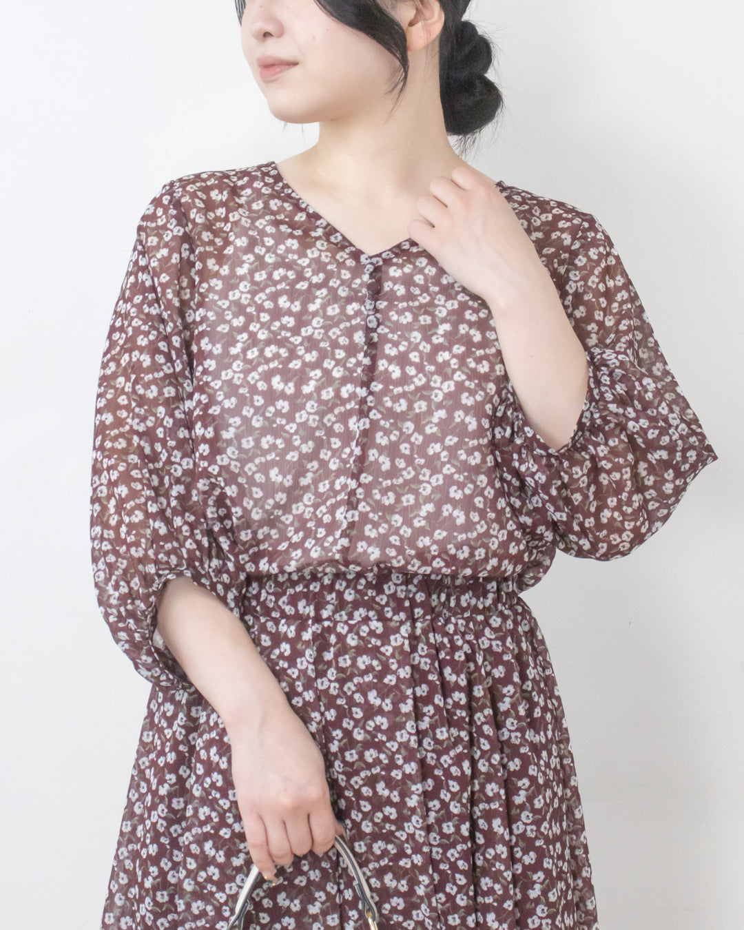 BORDEAUX/BEIGE　身長158㎝　着用サイズ：FREE