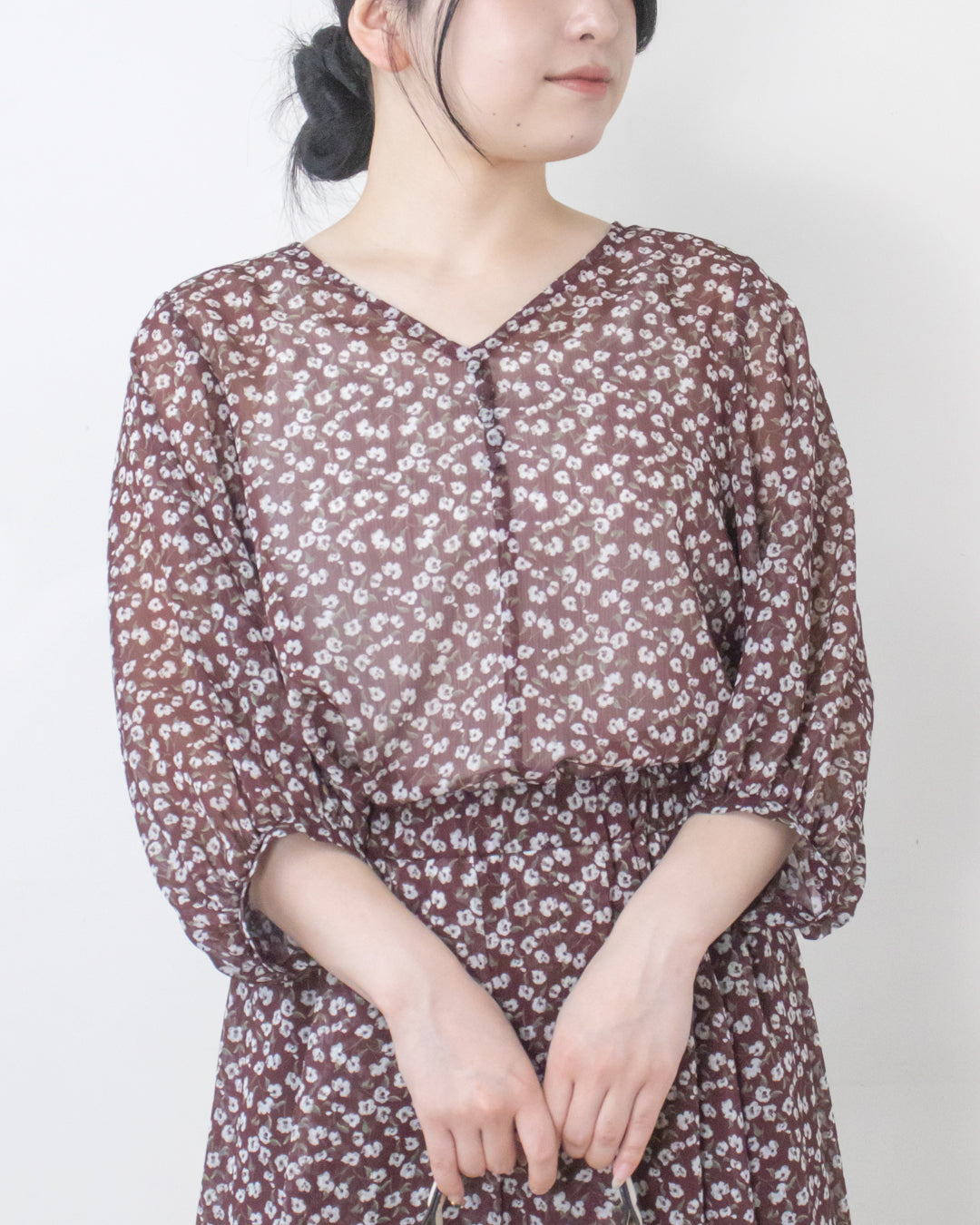 BORDEAUX/BEIGE　身長158㎝　着用サイズ：FREE