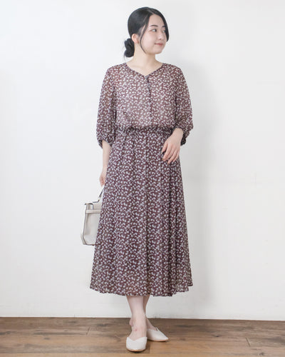 BORDEAUX/BEIGE　身長158㎝　着用サイズ：FREE