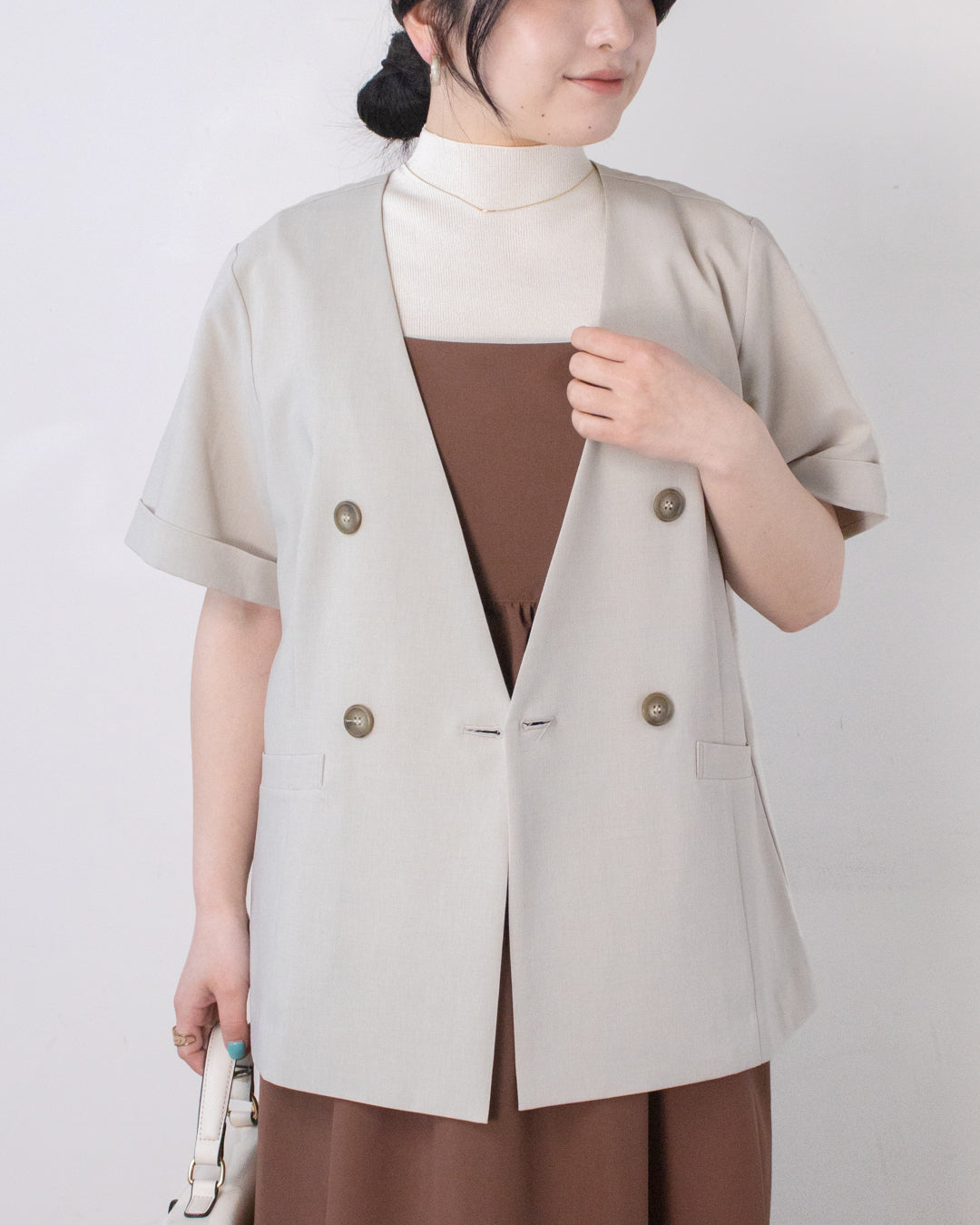 BEIGE　身長158㎝　着用サイズ：FREE
