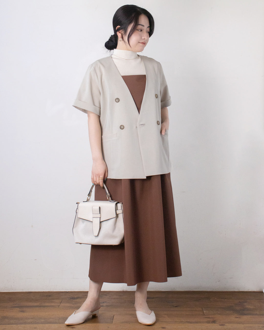 BEIGE　身長158㎝　着用サイズ：FREE
