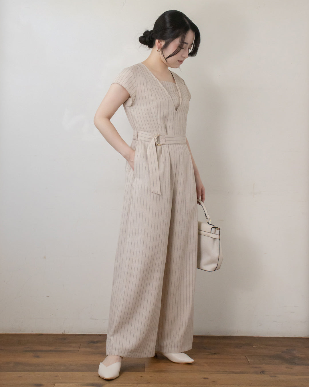 BEIGESTRIPE　身長158㎝　着用サイズ：FREE