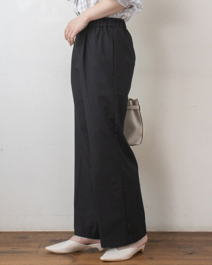 T/Rトロセンタープレスストレートパンツ