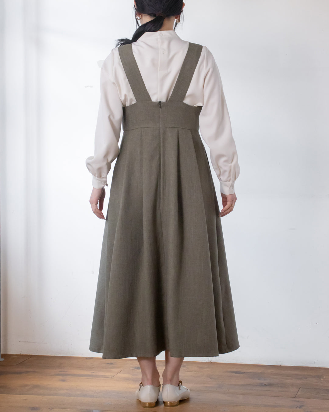 SPECIAL PRICE】シャークスキンスクエアネックジャンパー SPECIAL PRICE】シャークスキンスクエアネックジャンパー