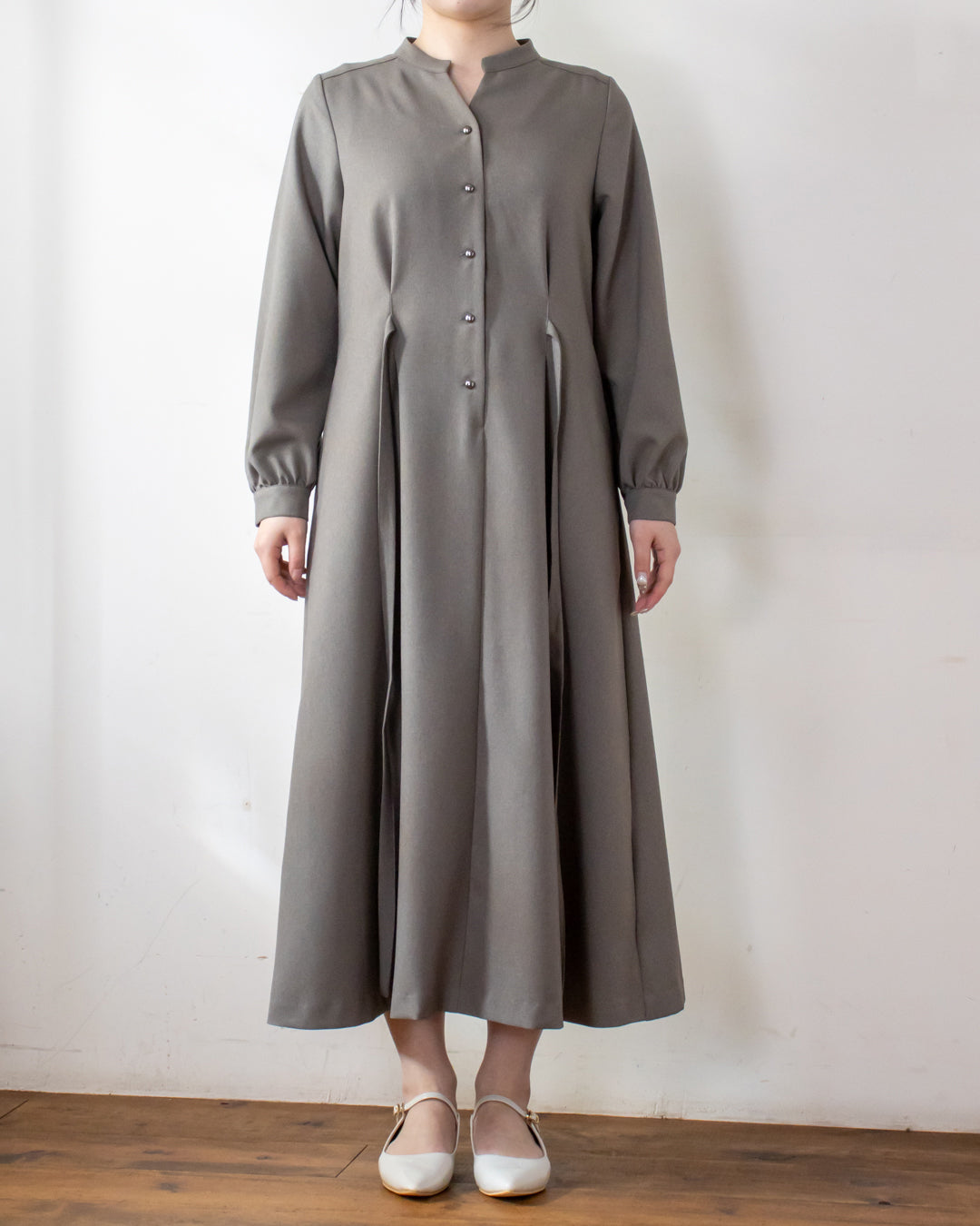 SPECIAL PRICE】タックリボン前釦ワンピース – 3/4
