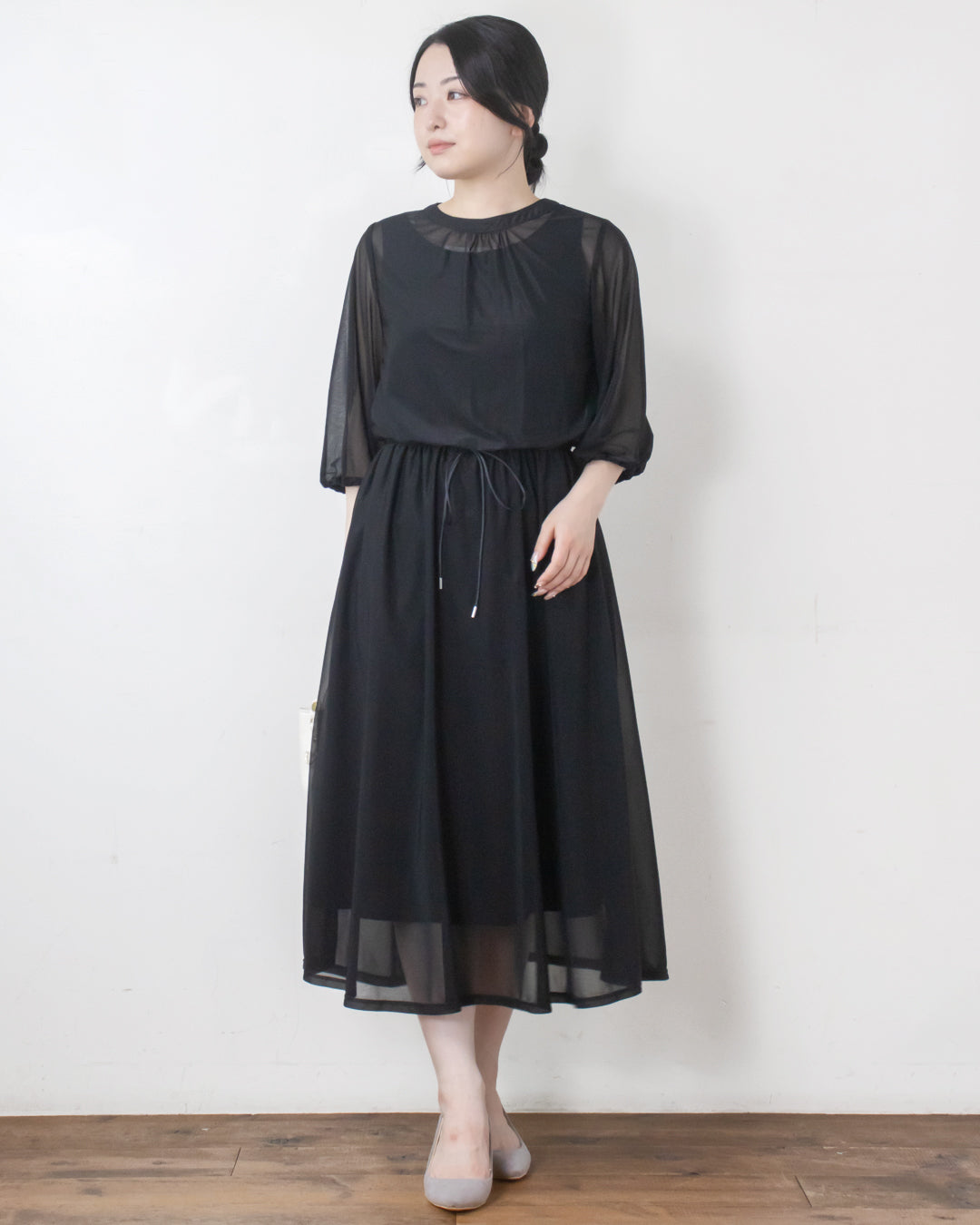 BLACK　身長158㎝　着用サイズ：FREE