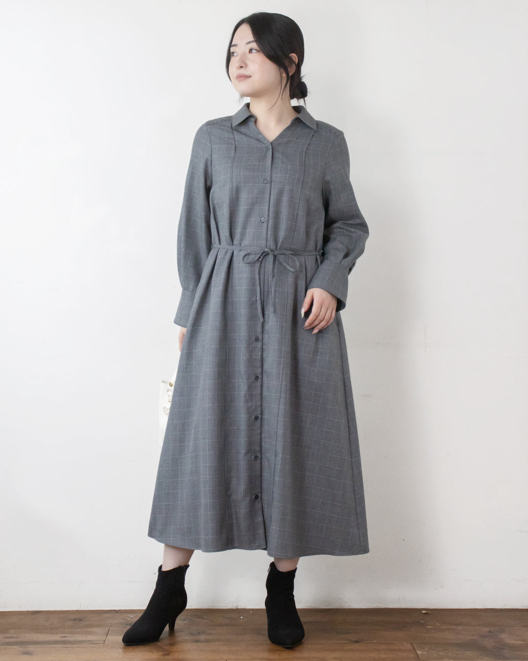 GRAY×BLACK　身長158㎝　着用サイズ：FREE