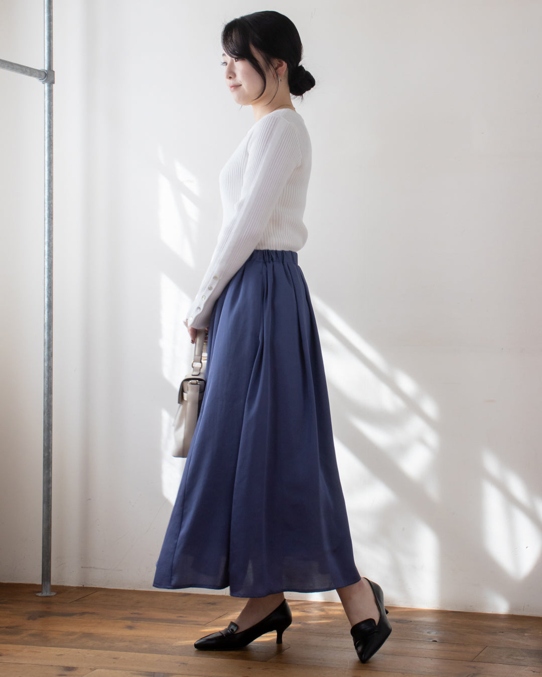 【タグ付き未使用品】クラネ　ドレープストレートスカート