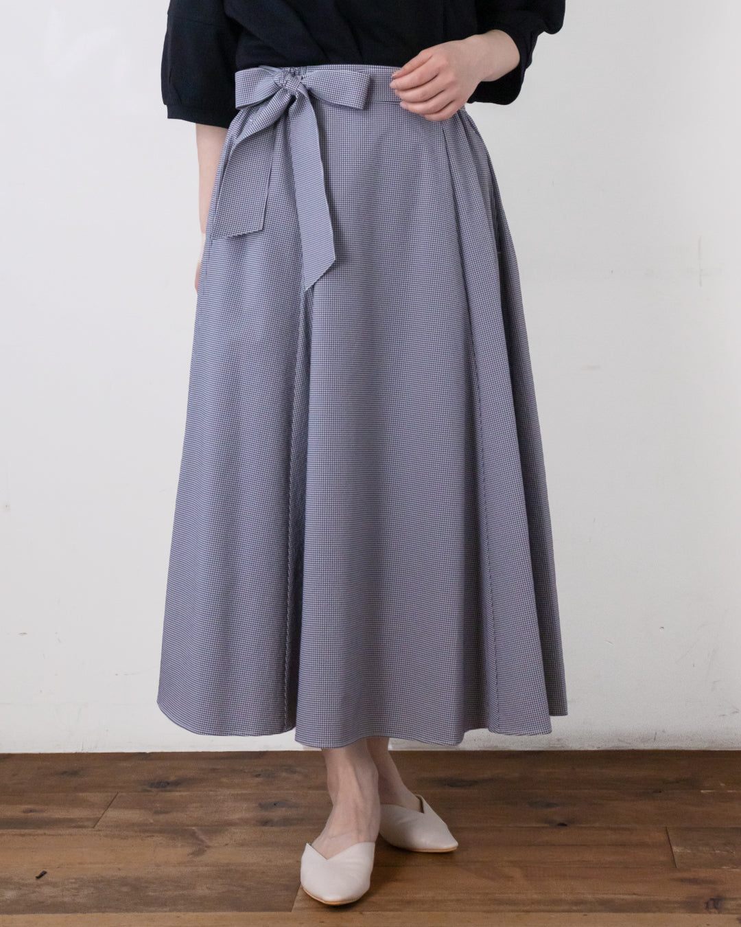 BLACKGINGHAM　身長158cm　着用サイズ：FREE