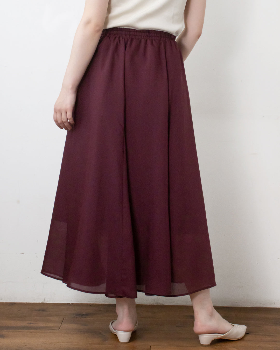 匿名配送 Linen フレアスカート IENA(イエナ)の「Cotton Linen フレアスカート（IENA）」 - PARTE