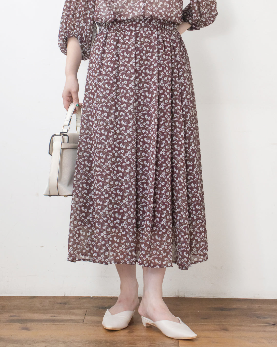 BORDEAUX/BEIGE　身長158㎝　着用サイズ：FREE