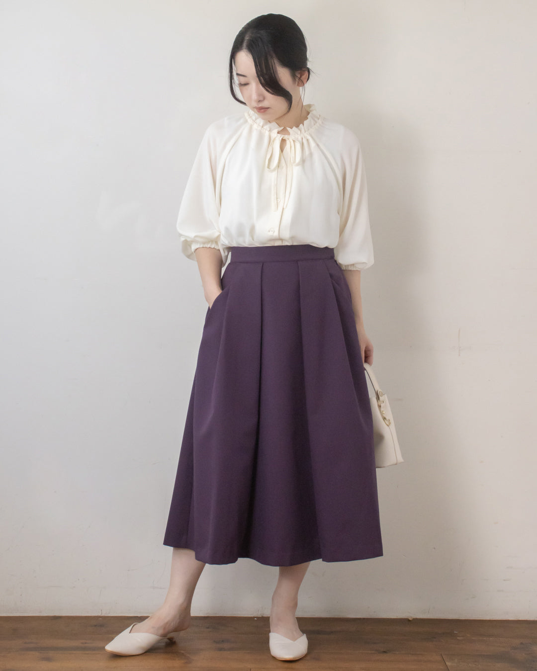 T/Cツイルタックスカート