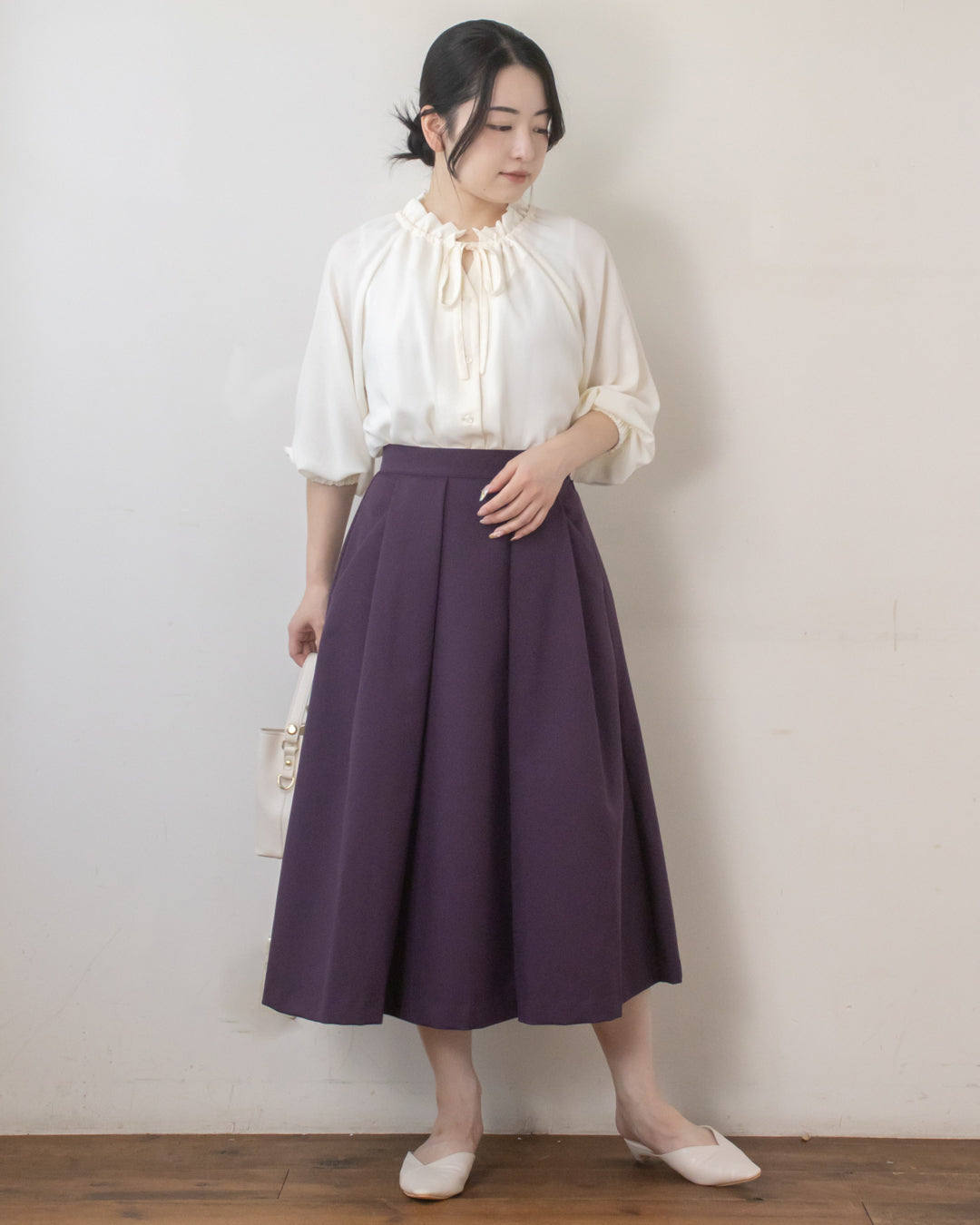 T/Cツイルタックスカート