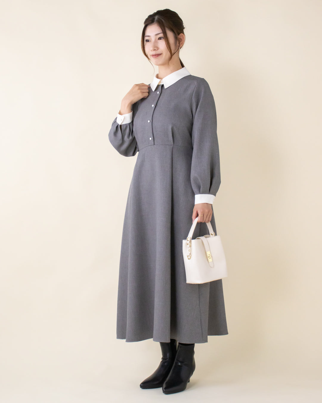 LIGHTGRAY 身長159cm 着用サイズ:FREE