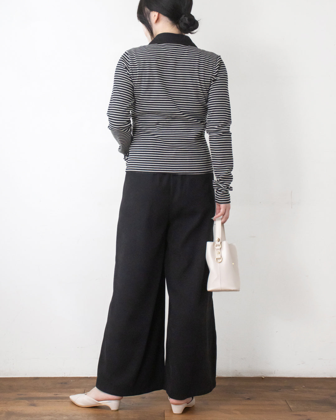 マットピーチカシュクールパンツ