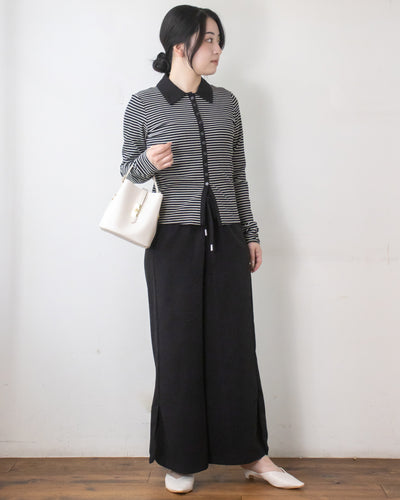 マットピーチカシュクールパンツ
