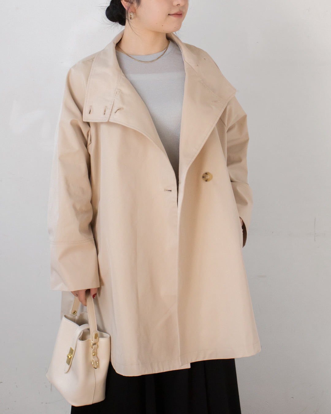 LIGHTBEIGE 身長158cm 着用サイズ：FREE