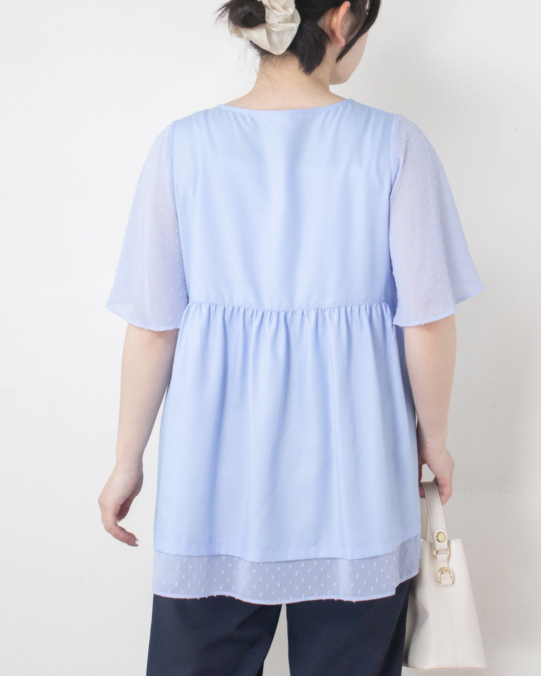 美品貴重✨クリーニング済BETTY'S BLUE BOY 冬向きブラウス カットJQ切替ペプラムブラウス – 3/4 スリークォーター オンラインストア