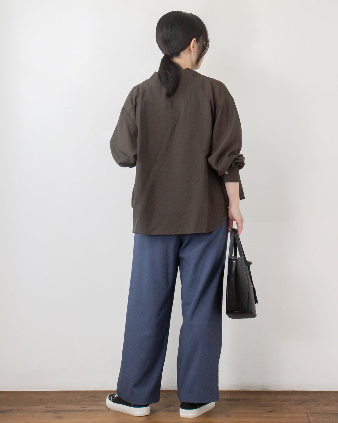 前後差オーバーサイズシアーシャツ – 3/4 スリークォーター オンライン