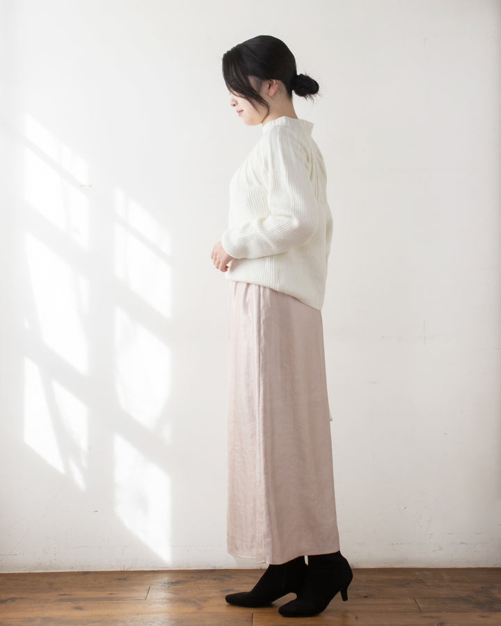 シャイニーサテンナロースカート – 3/4 スリークォーター オンラインストア