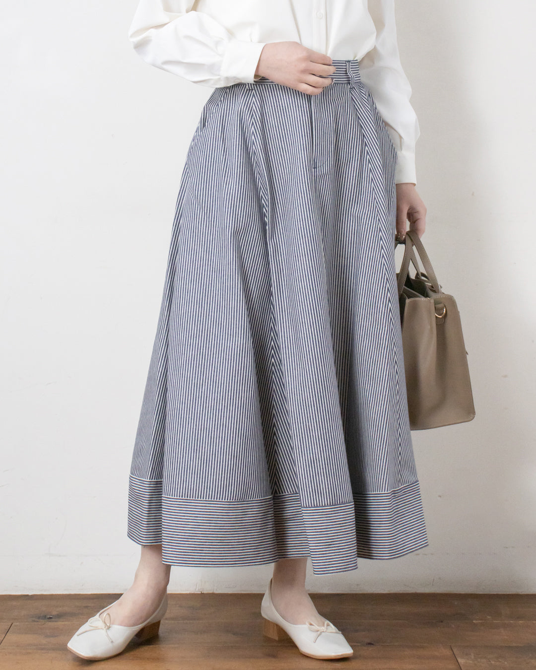 ハギフレアステッチスカート – 3/4 スリークォーター オンラインストア