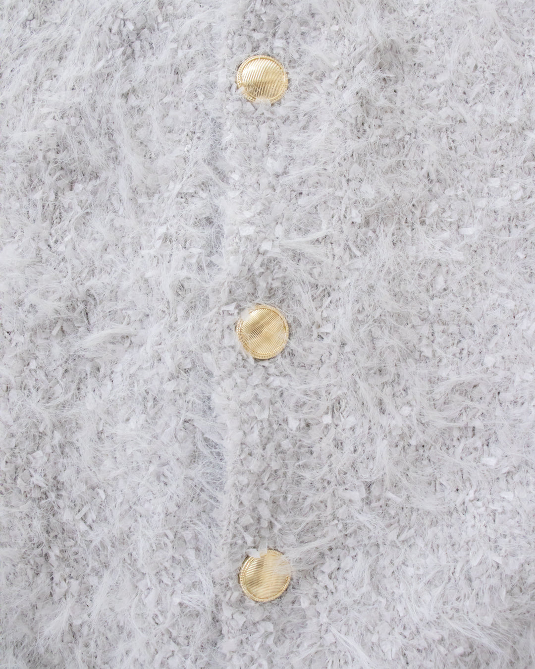 リボンヤーンシャギーカーディガン