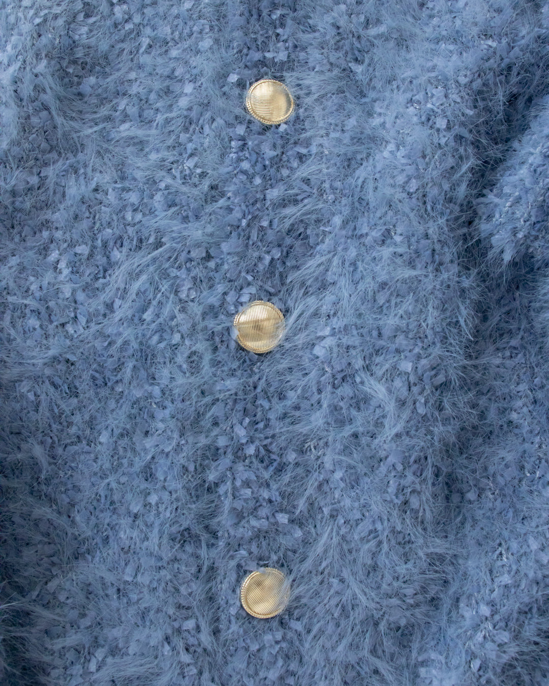 リボンヤーンシャギーカーディガン