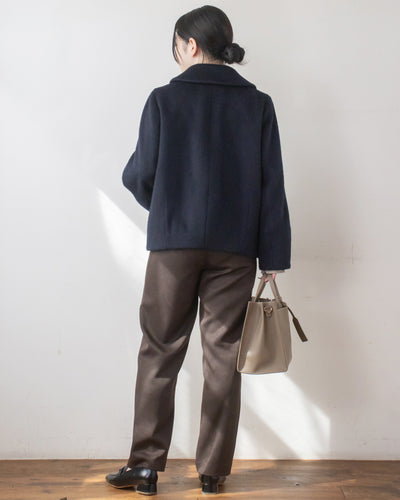 ウールシャギーテーラードショートコート