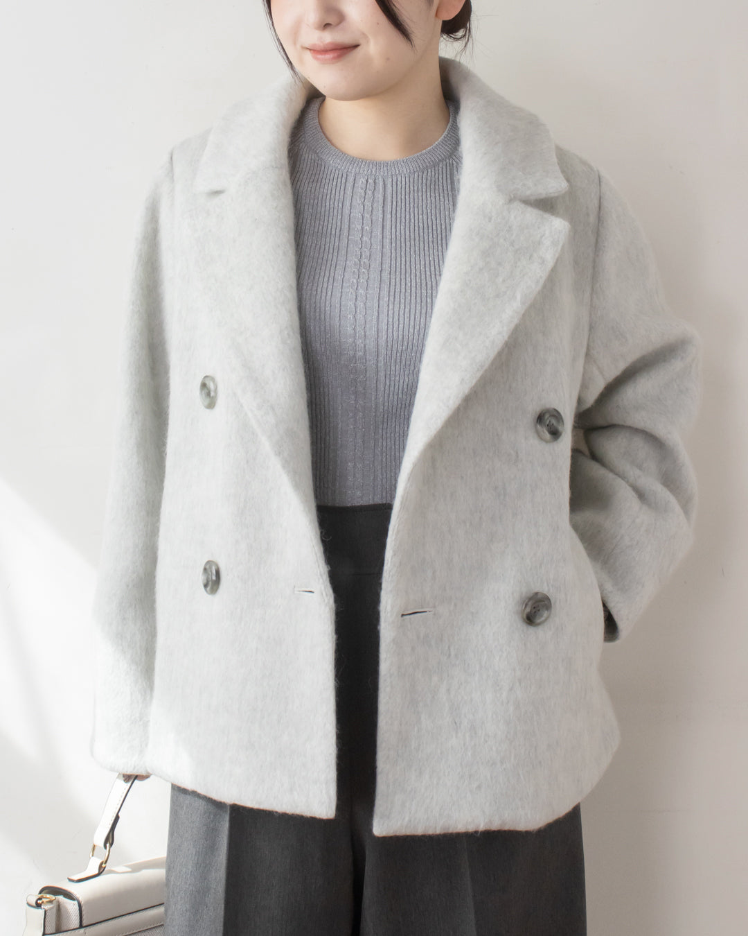 LIGHTGRAY　身長158㎝　着用サイズ：FREE