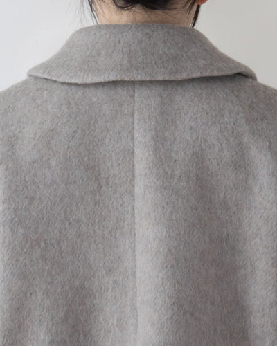 ウールシャギーテーラードショートコート