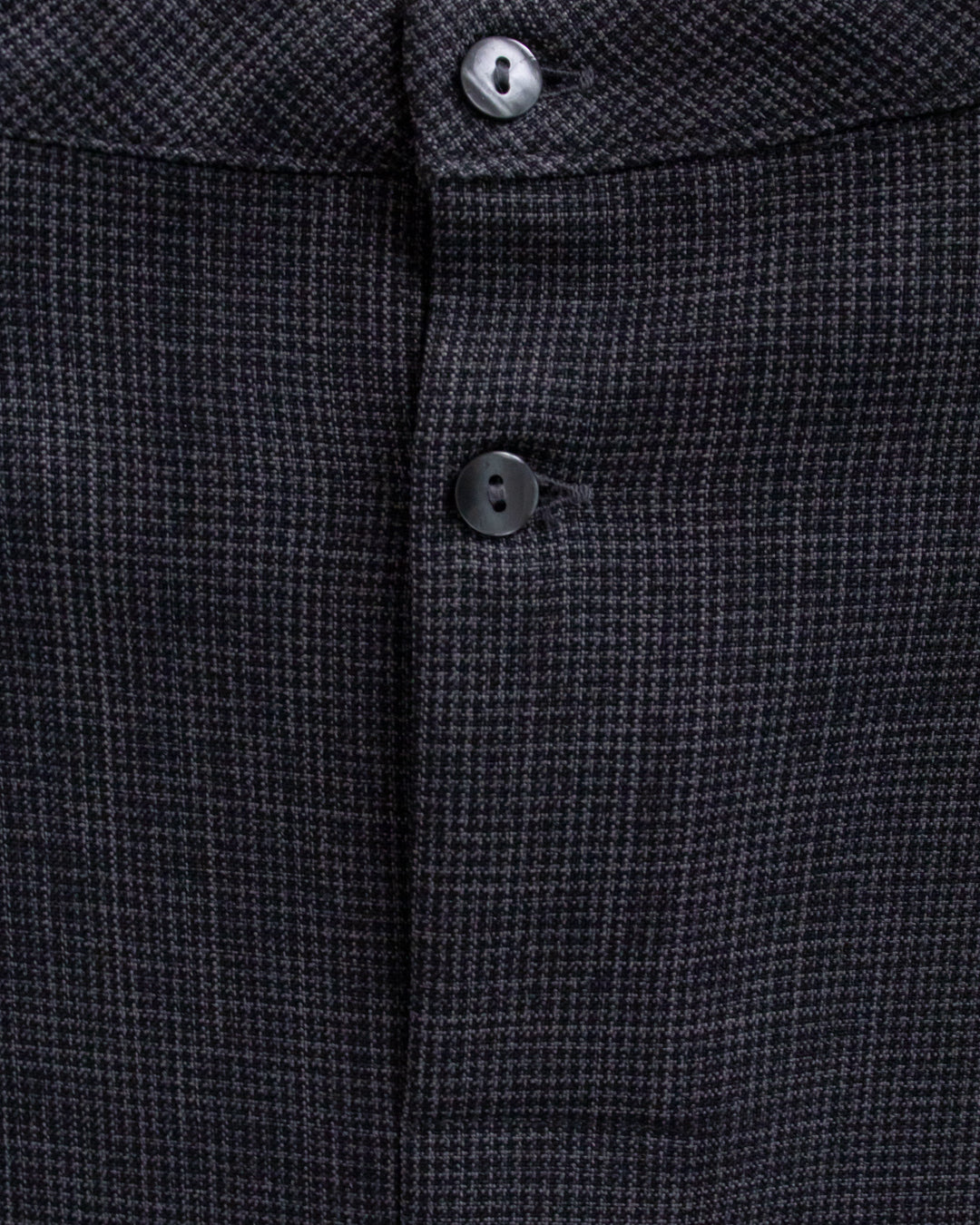 チェックタックペプラムブラウス